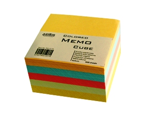 Piezmju paprs 9*9cm, 500 loksnes, krsains